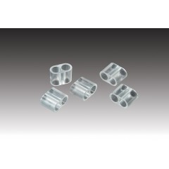 Plasdent VPS MATERIAL CARTRIDGES CONNECTORS, Clear (5pcs/bag) 